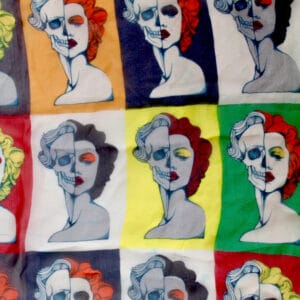 Alexander Mcqueen c.2008 vintage RARE Marilyn Monroe scarf