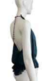 Alexander Mcqueen vintage 2003 'Irere' silk rosary top   SOLD - Image 3