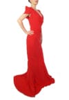 Vivienne Westwood Red Silk Gown New with Tags - Image 4