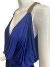 Alexander Mcqueen Jeweled Cobalt Mini Dress Size 38 - Image 6