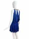 Alexander Mcqueen Jeweled Cobalt Mini Dress Size 38
